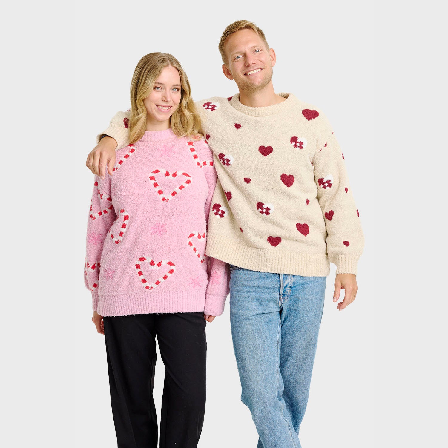 Julehjerte julesweater - Herre